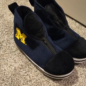 Kids Blue and Black Slippers